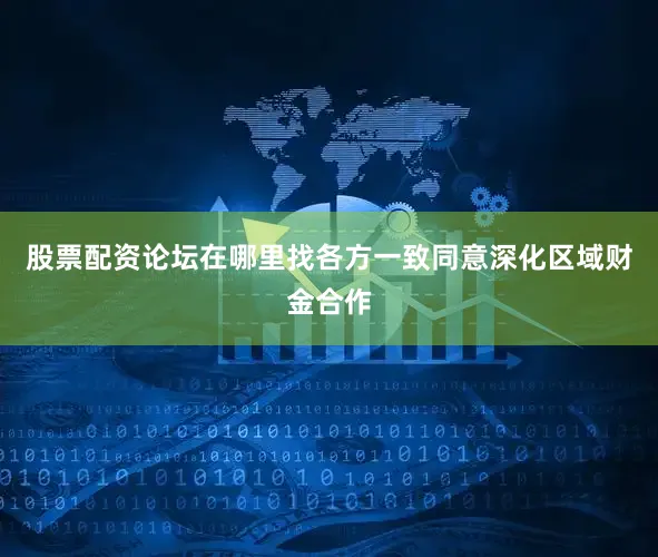 股票配资论坛在哪里找各方一致同意深化区域财金合作